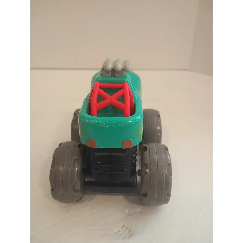 Crocodile Monster Truck Toy Teal Green Kids Friction Vehicle Character Car